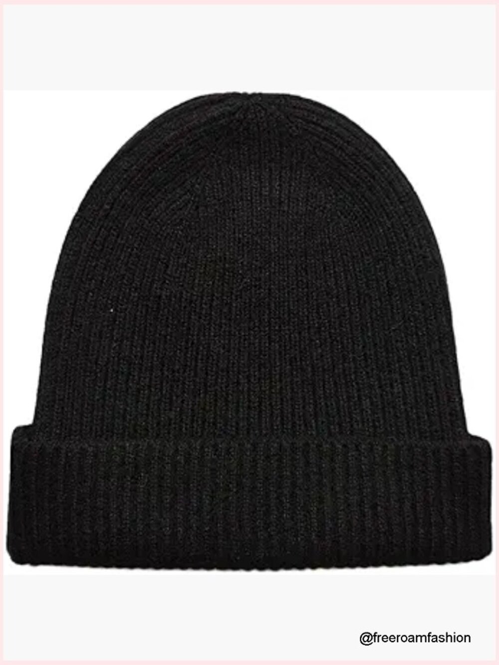 Cashmere Fisherman Beanie Hat Winter Warm Knit Cuff Trawler Cap